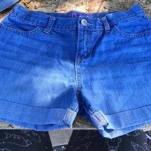 childrens place denim shorts